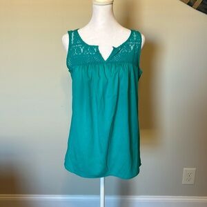 Green New York and co shirt. Size medium